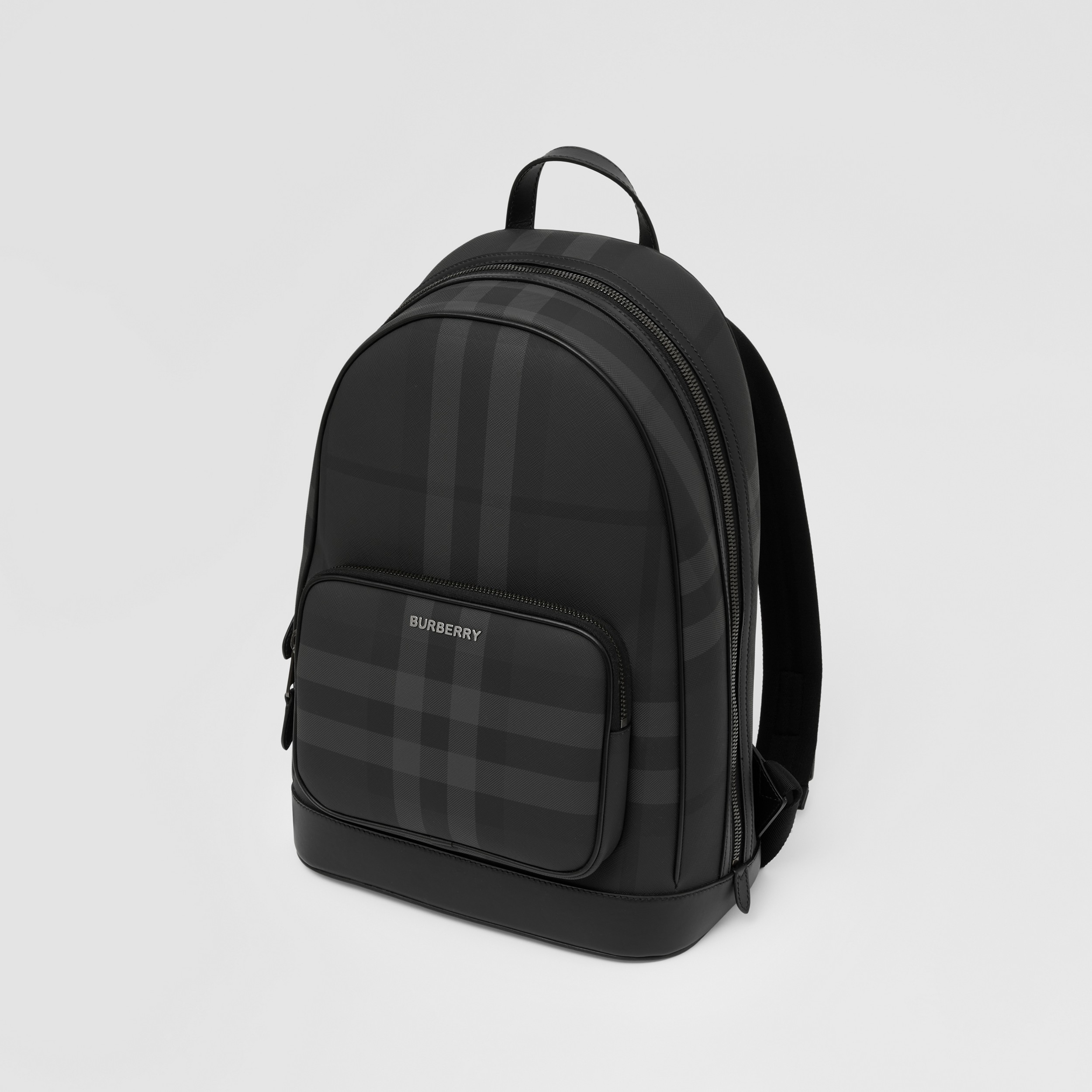 Charcoal Check Rocco Backpack - Men | Burberry® Official - 4