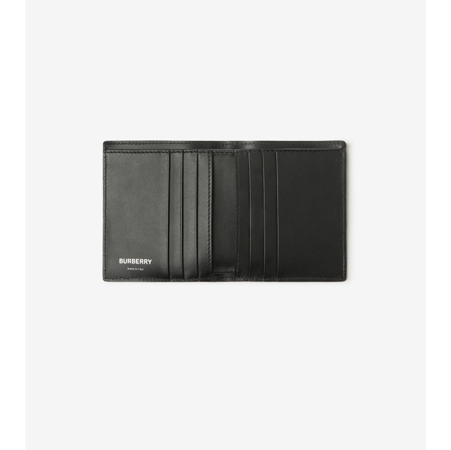 Check Folding Card Case in Navy - Men, Canvas | Burberry® Official