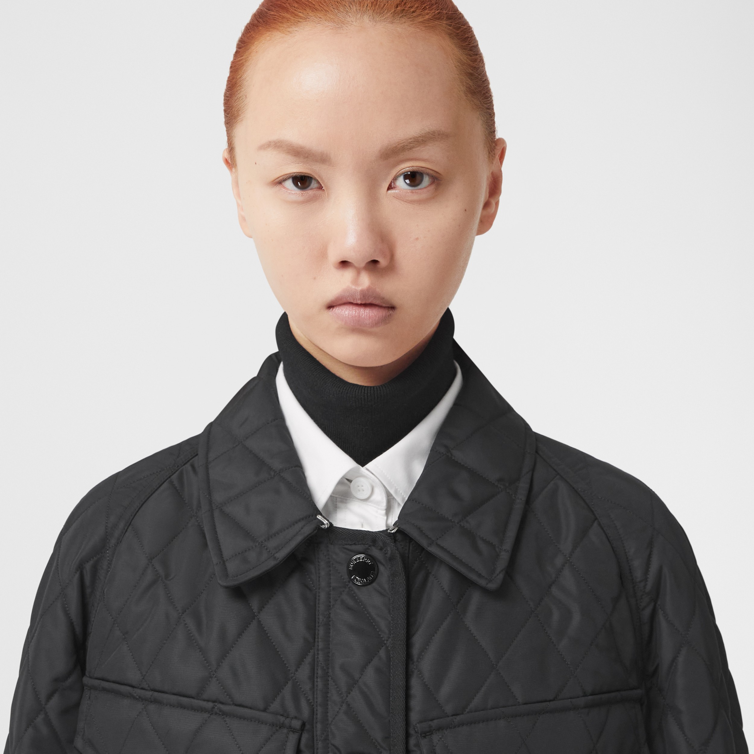 Стеганая полевая куртка (Черный) - Для женщин | Официальный сайт Burberry®