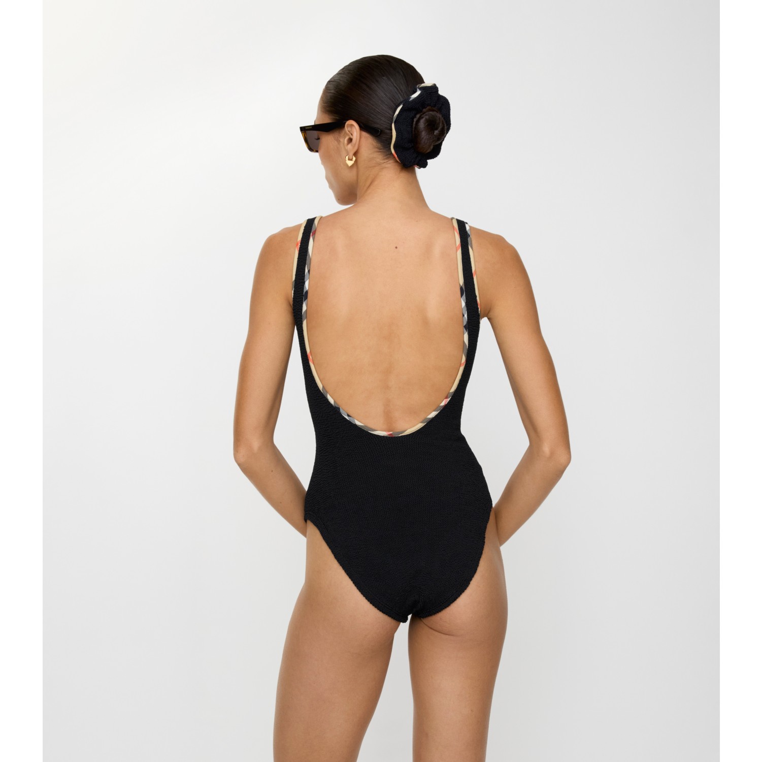 Faye Swimsuit in Black - Women, Nylon | Burberry® Official