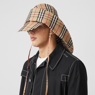 burberry bucket rain hat