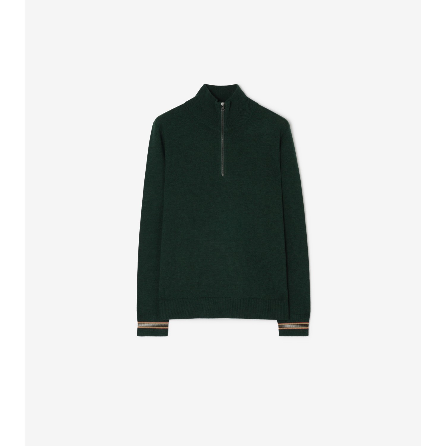 Wool Half-zip Sweater