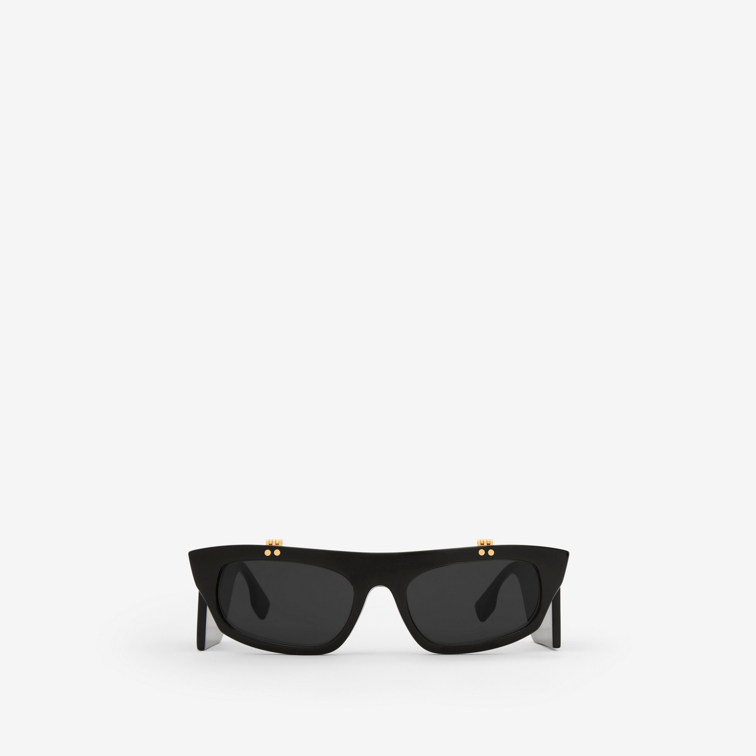 Flip-up Cat-eye Frame Palmer Sunglasses in Black/black - Women | Burberry® Official