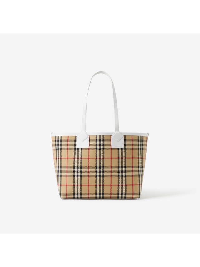 トート | キャンバス＆レザー | Burberry® 公式サイト