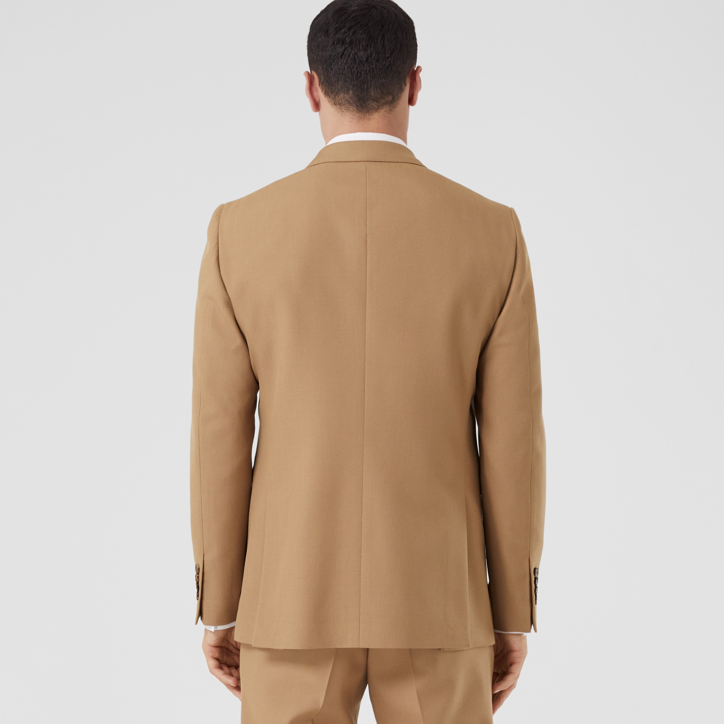 Classic Fit Wool Mohair Tailored Jacket in Camel Men Burberry® Official