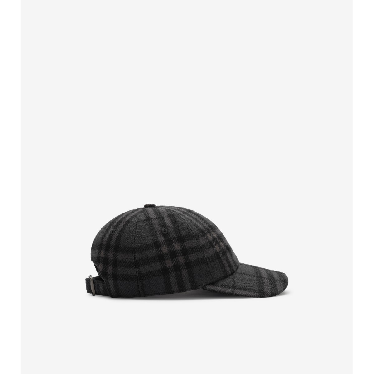  Check Wool Baseball Cap