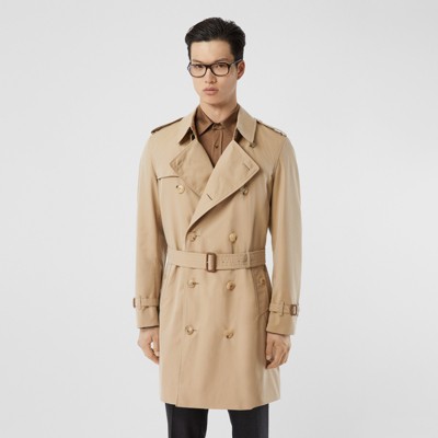 burberry mid length trench coat