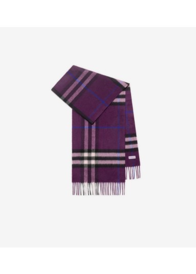 Check Cashmere Scarf