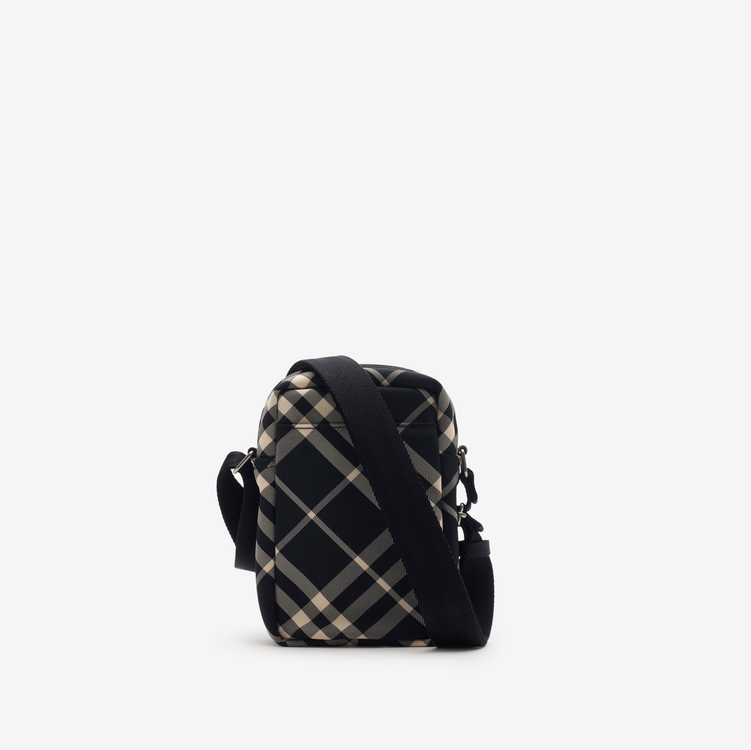Check Phone Bag in Black/calico - Men, Nylon | Burberry Check Phone Bag in Black/calico - Men, Nylon | Burberry