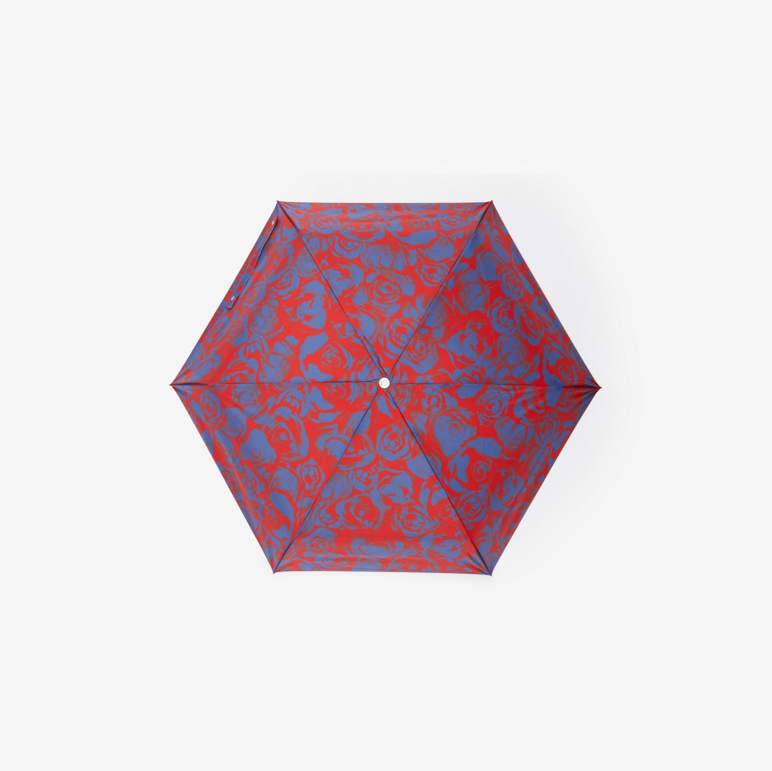 Rose Print Folding Umbrella in Pillar | Burberry® Official