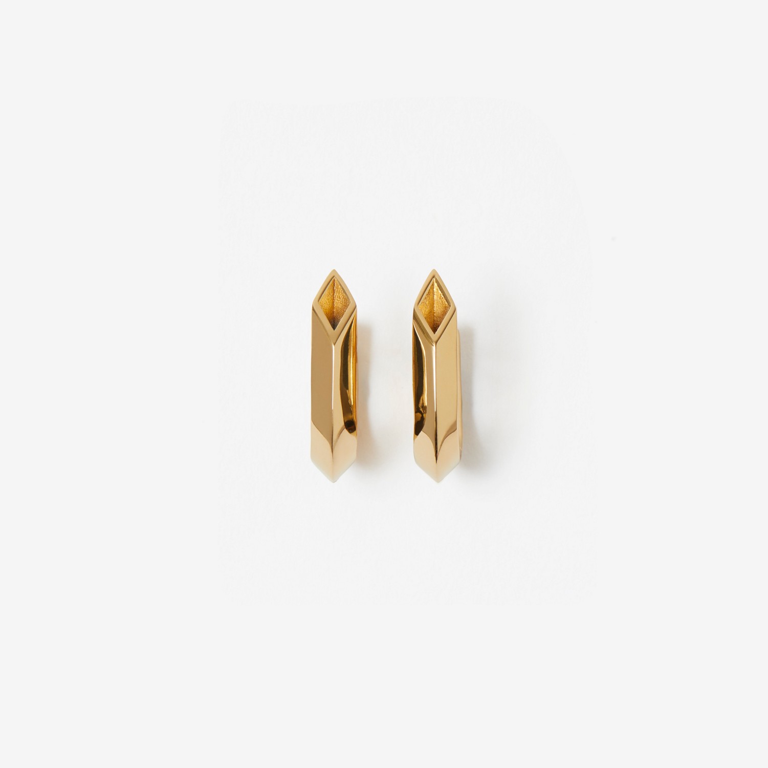 Pendientes Hollow Spike chapados en oro (Dorado) | Burberry® oficial