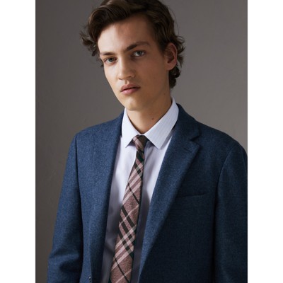 burberry tie with suit
