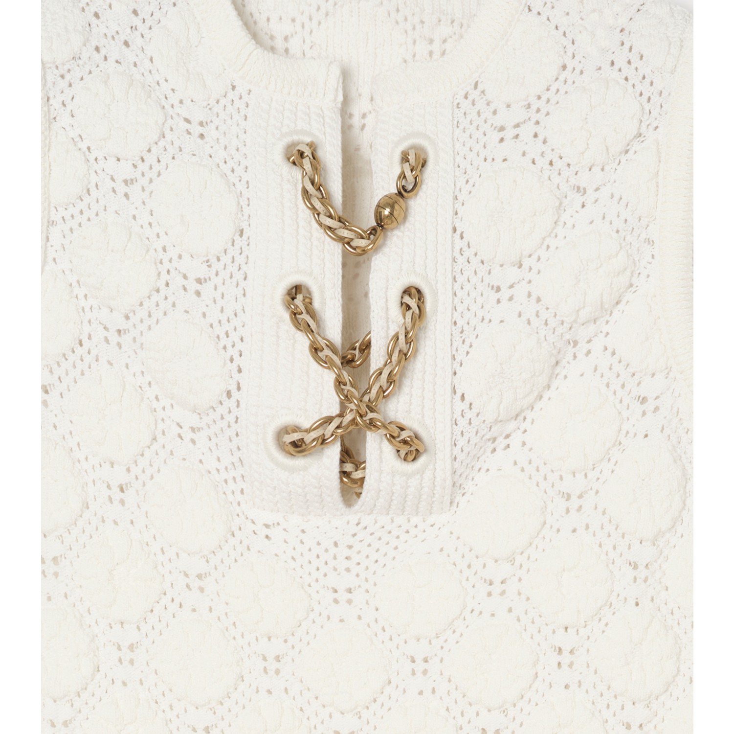 Baumwollmisch-Häkelkleid