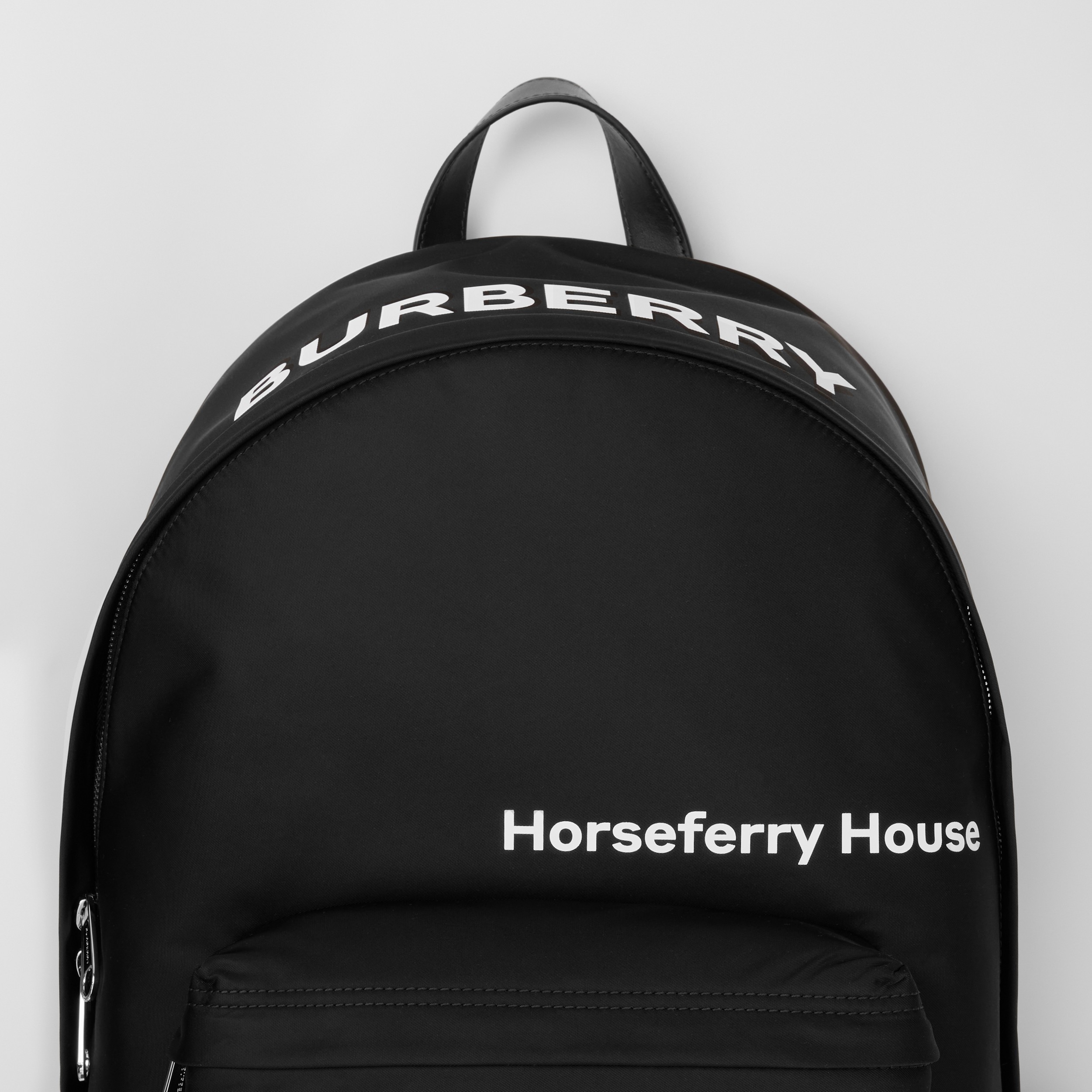 Coordinates Print Nylon Backpack in Black/white - Men | Burberry® Official - 2