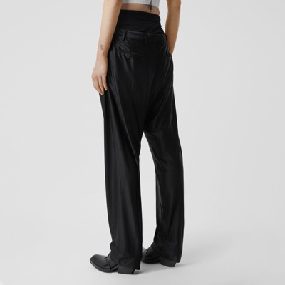 burberry pants womens black