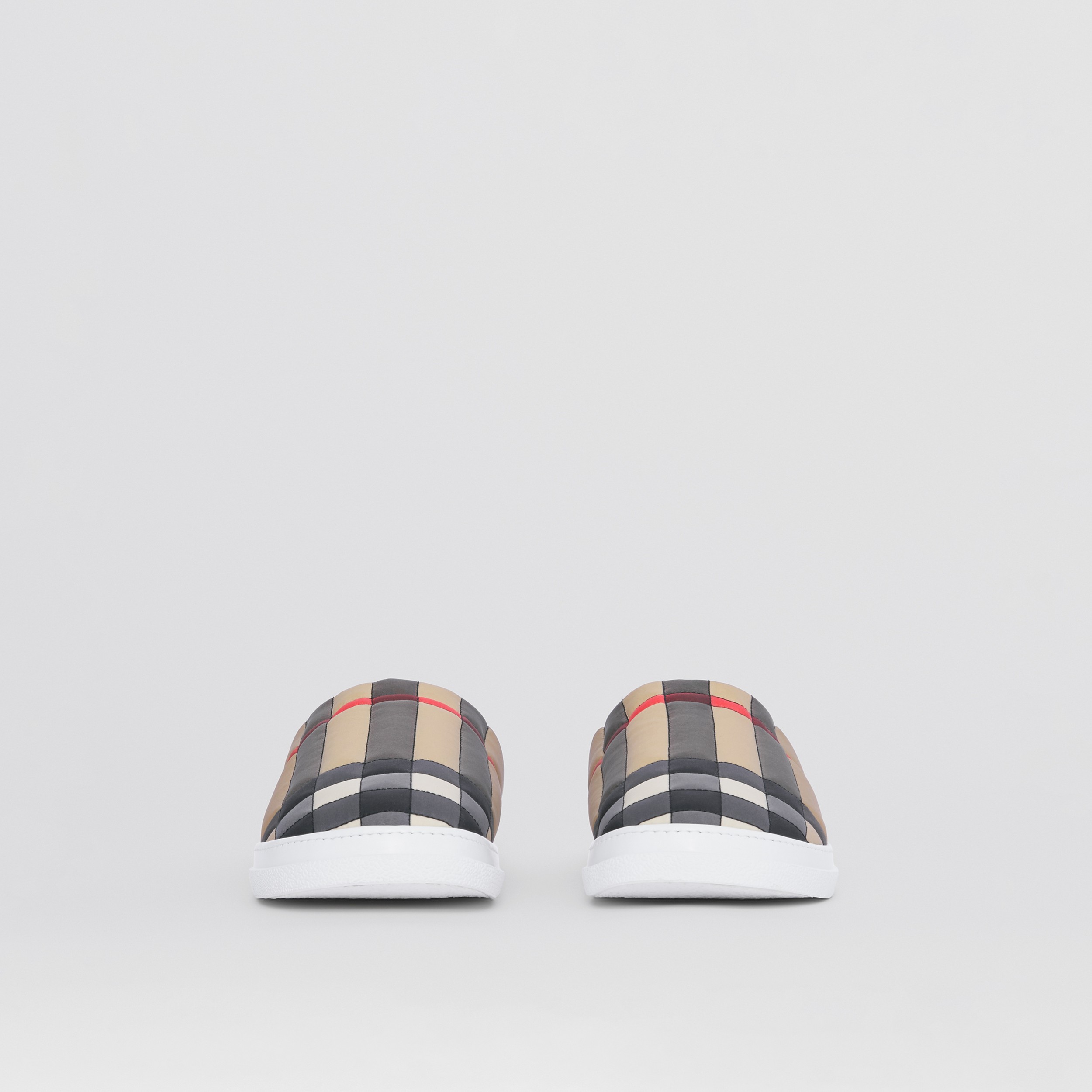 Vintage Check Wool-lined Slippers in Archive Beige - Women | Burberry® Official - 4