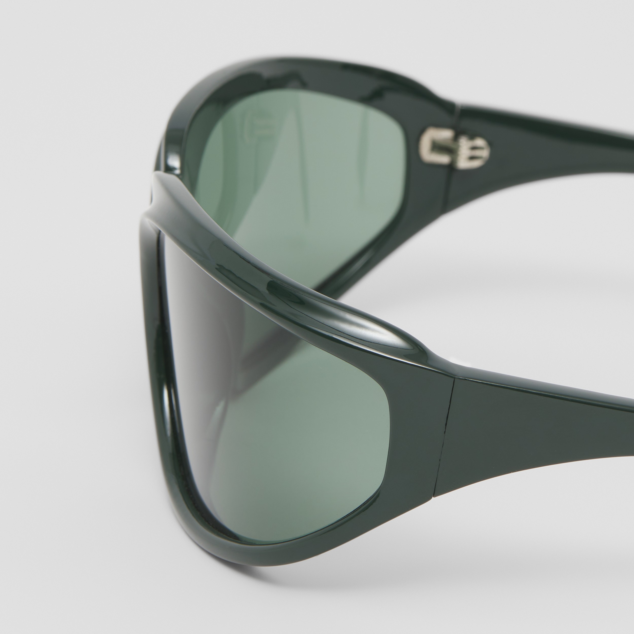 Ovale Sonnenbrille (Dunkles Fichtengrün) - Damen | Burberry® - 2