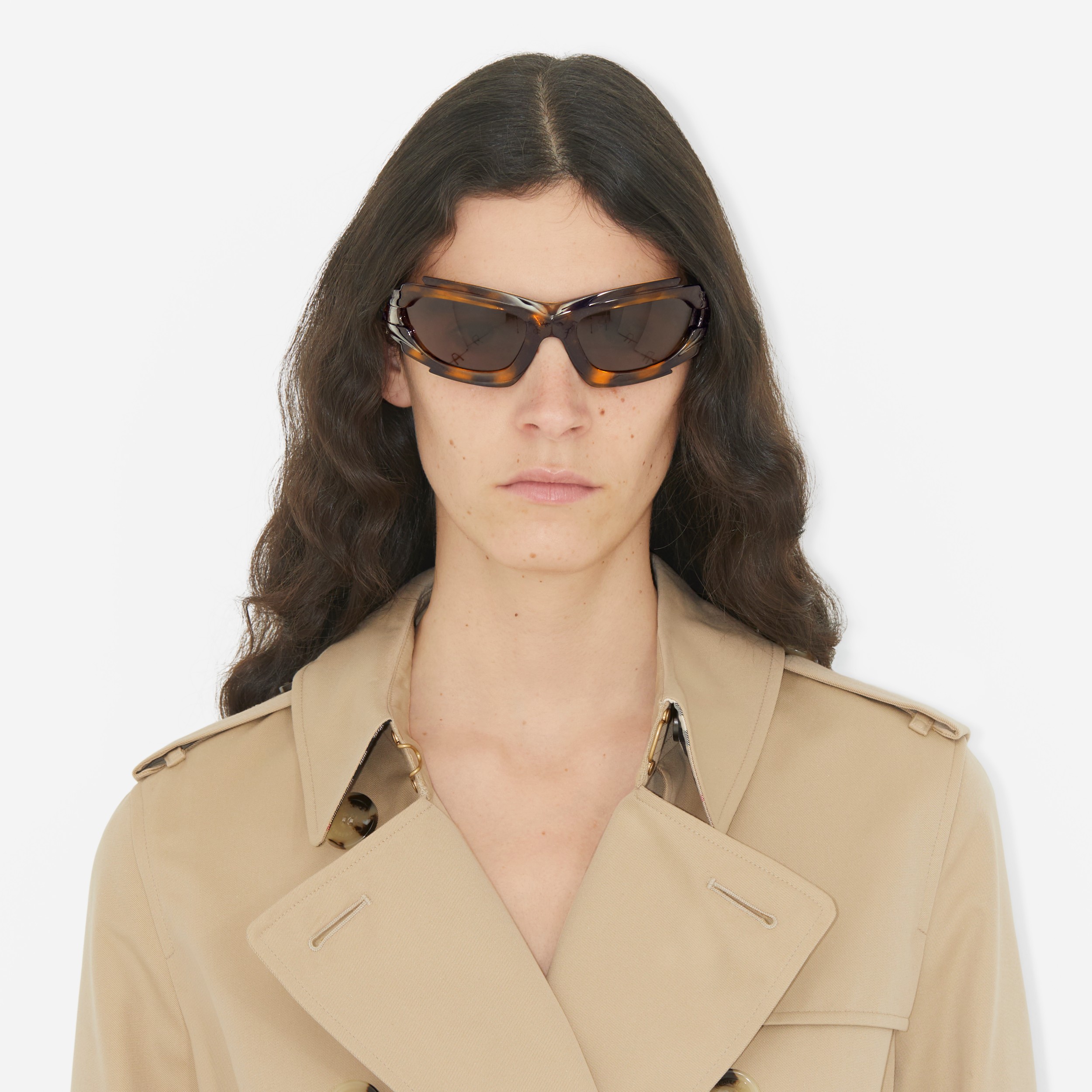 burberry sunglasses white frame