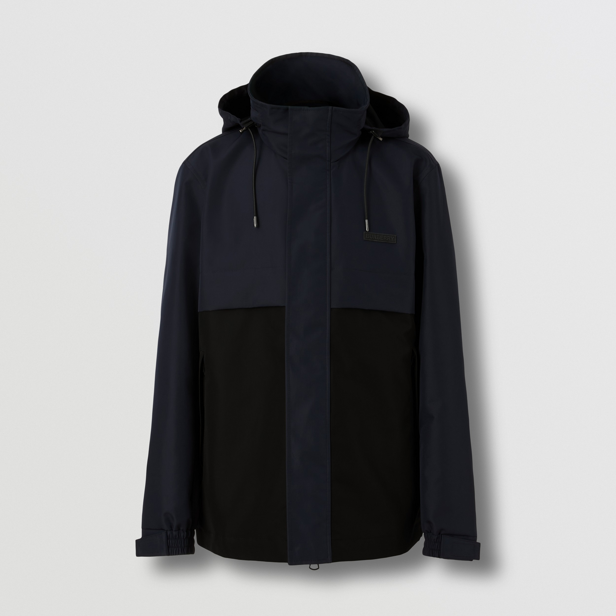 Packaway Hood Two-tone Lightweight Jacket in Black - Men | Burberry® Official - 4