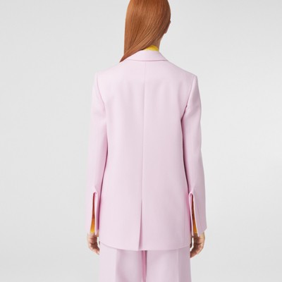 pale pink fitted jacket