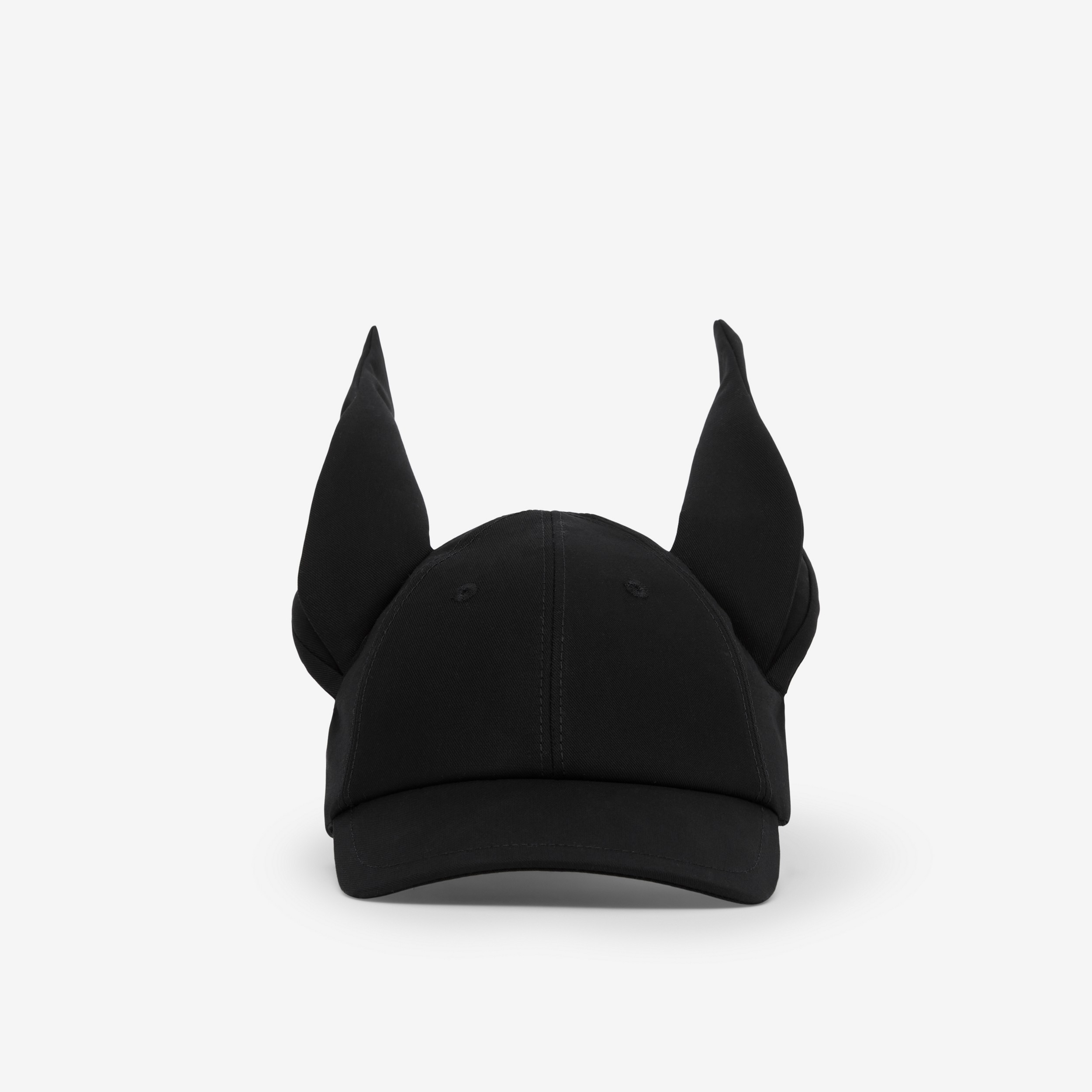 Gorra de béisbol en algodón de gabardina con orejas de conejo (Negro) - Niños | Burberry® oficial - 1
