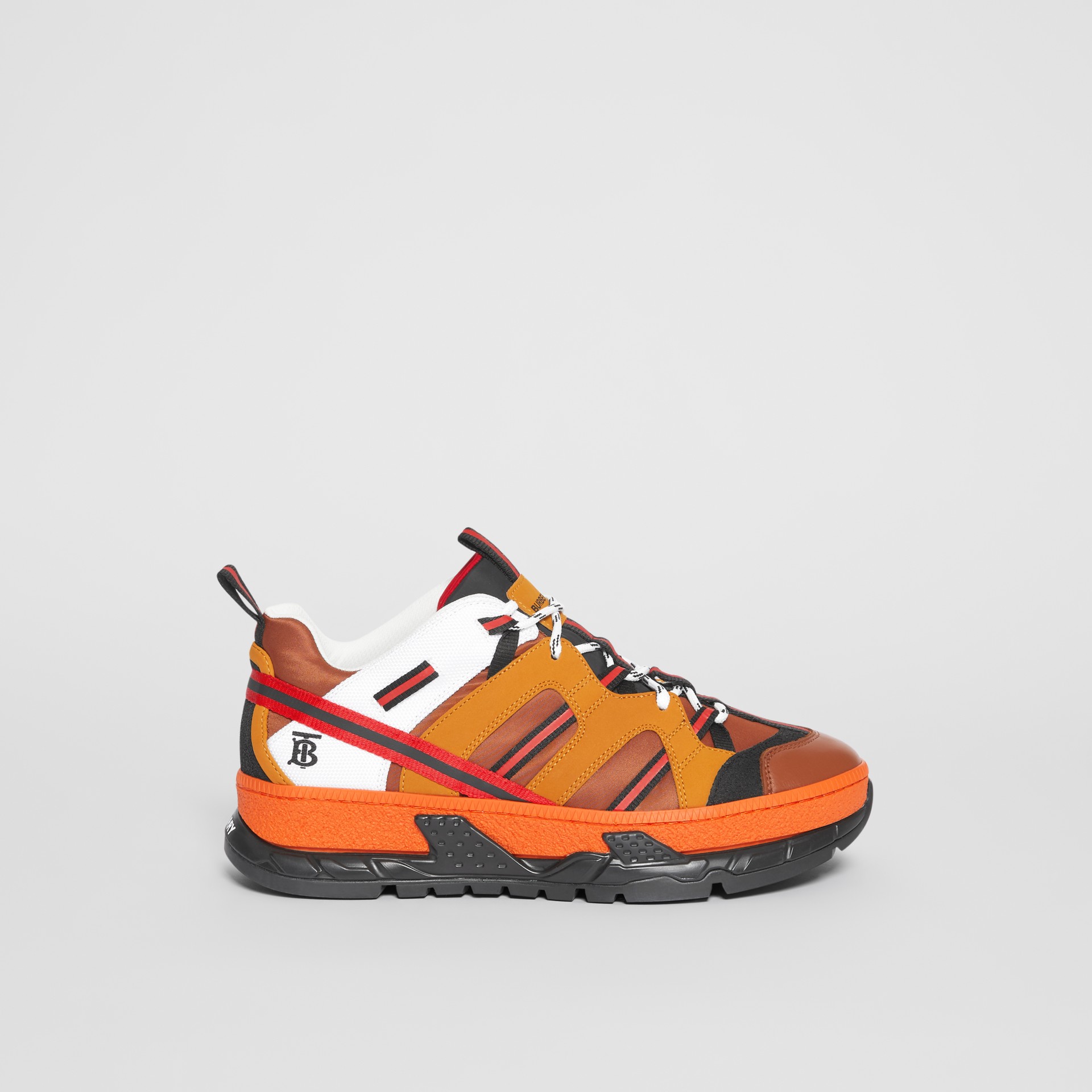 mesh and nubuck union sneakers