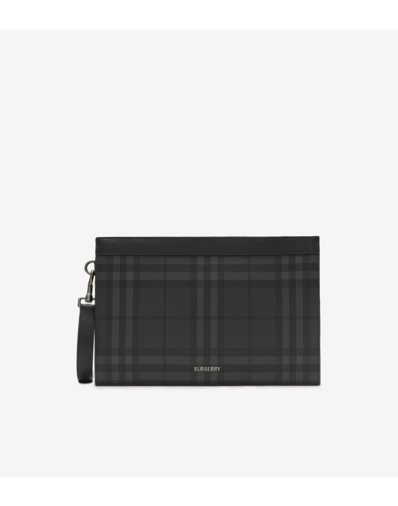 City Check Zip Pouch