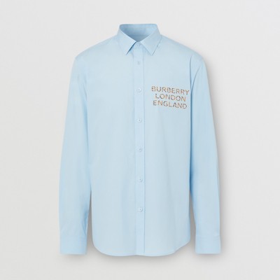 burberry poplin shirt