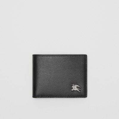 burberry wallet silver