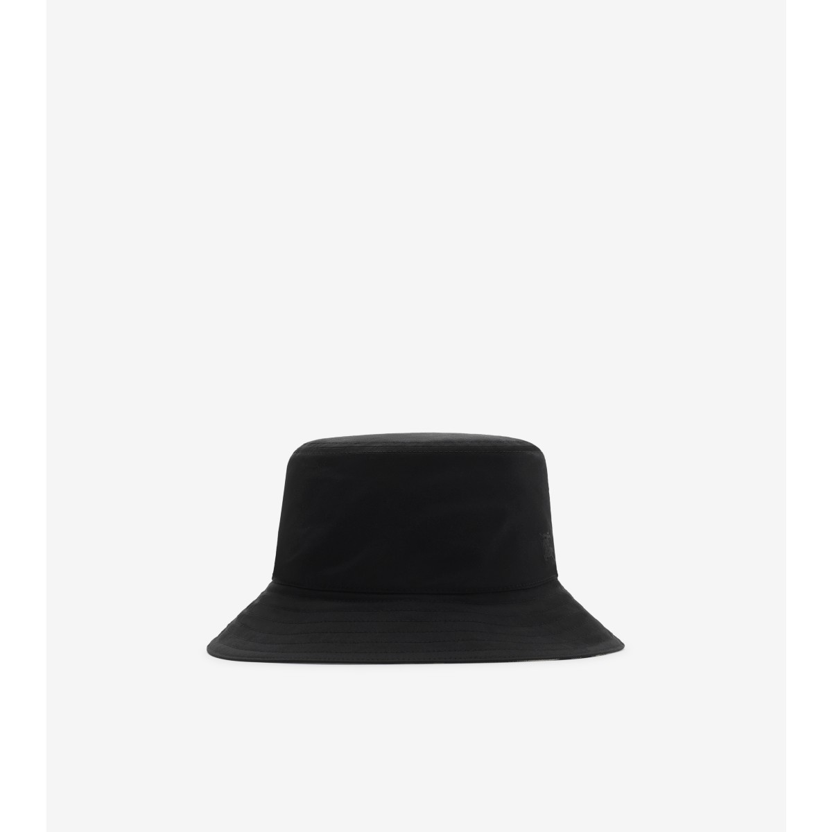 Burberry Ekd-embroidered Bucket Hat In Black/sand