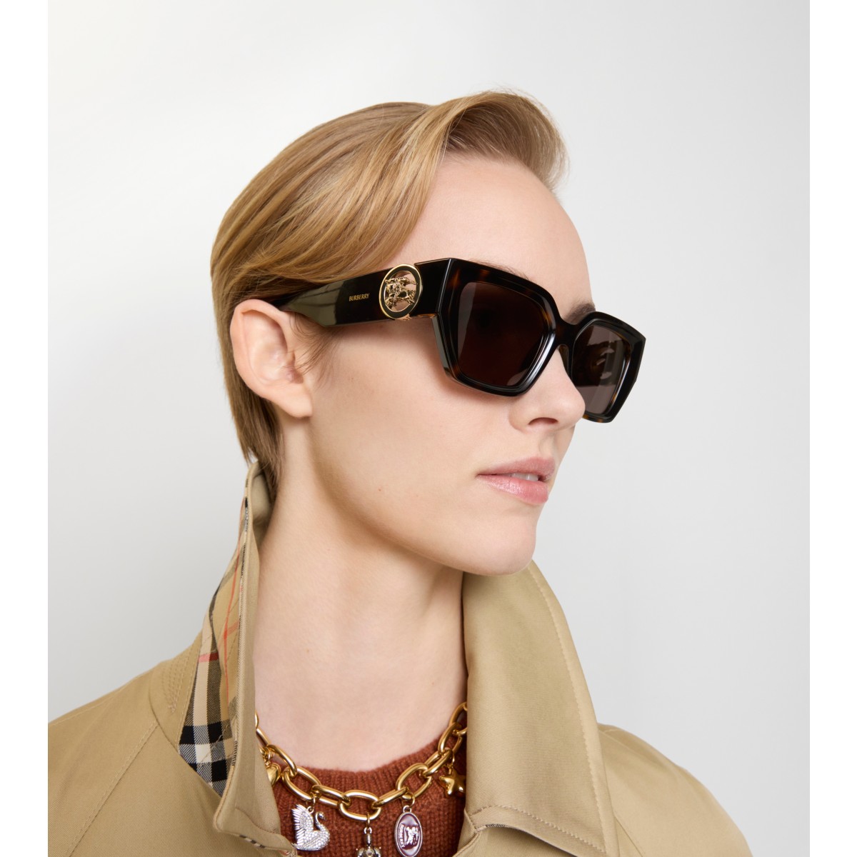  Printed EKD Rectangular Sunglasses