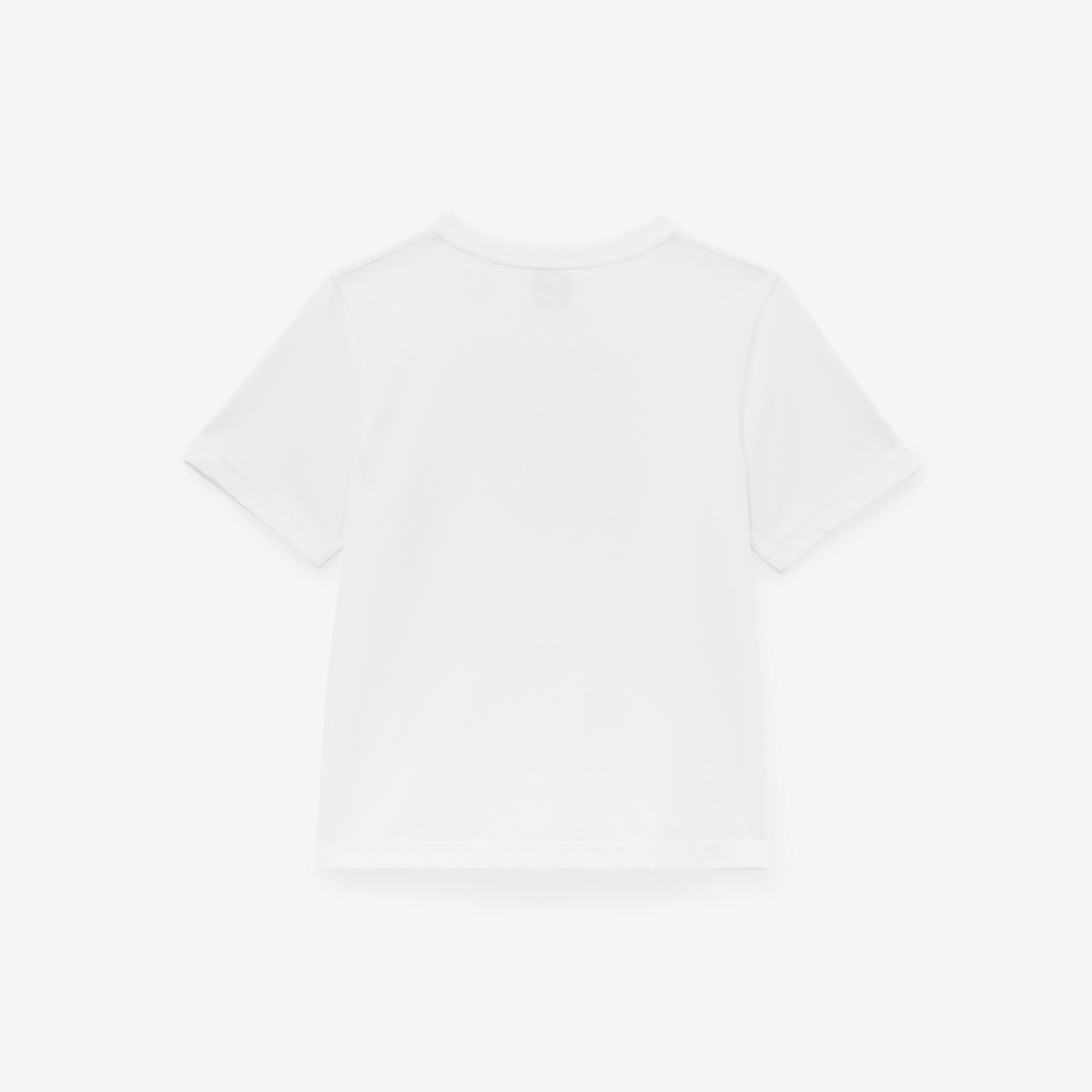 Baumwoll-T-Shirt mit TB-Monogramm in Korallenoptik (Weiß) | Burberry® - 2
