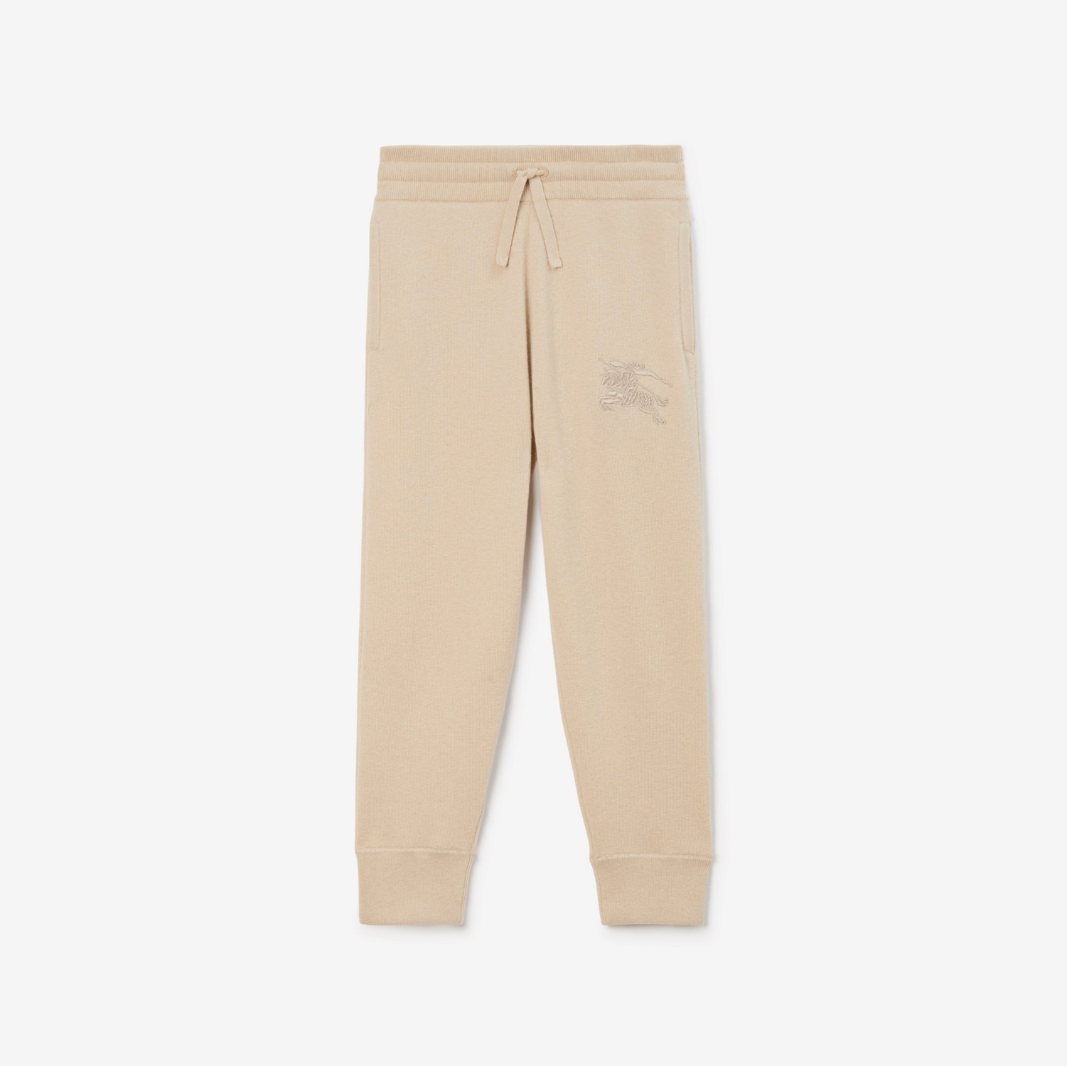 Pantaloni da jogging in cashmere con EKD (Biscotto Pallido) | Sito ufficiale Burberry®