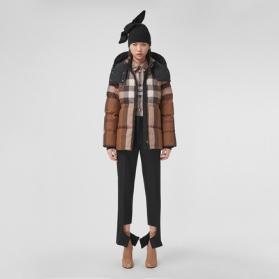 brown puffer women