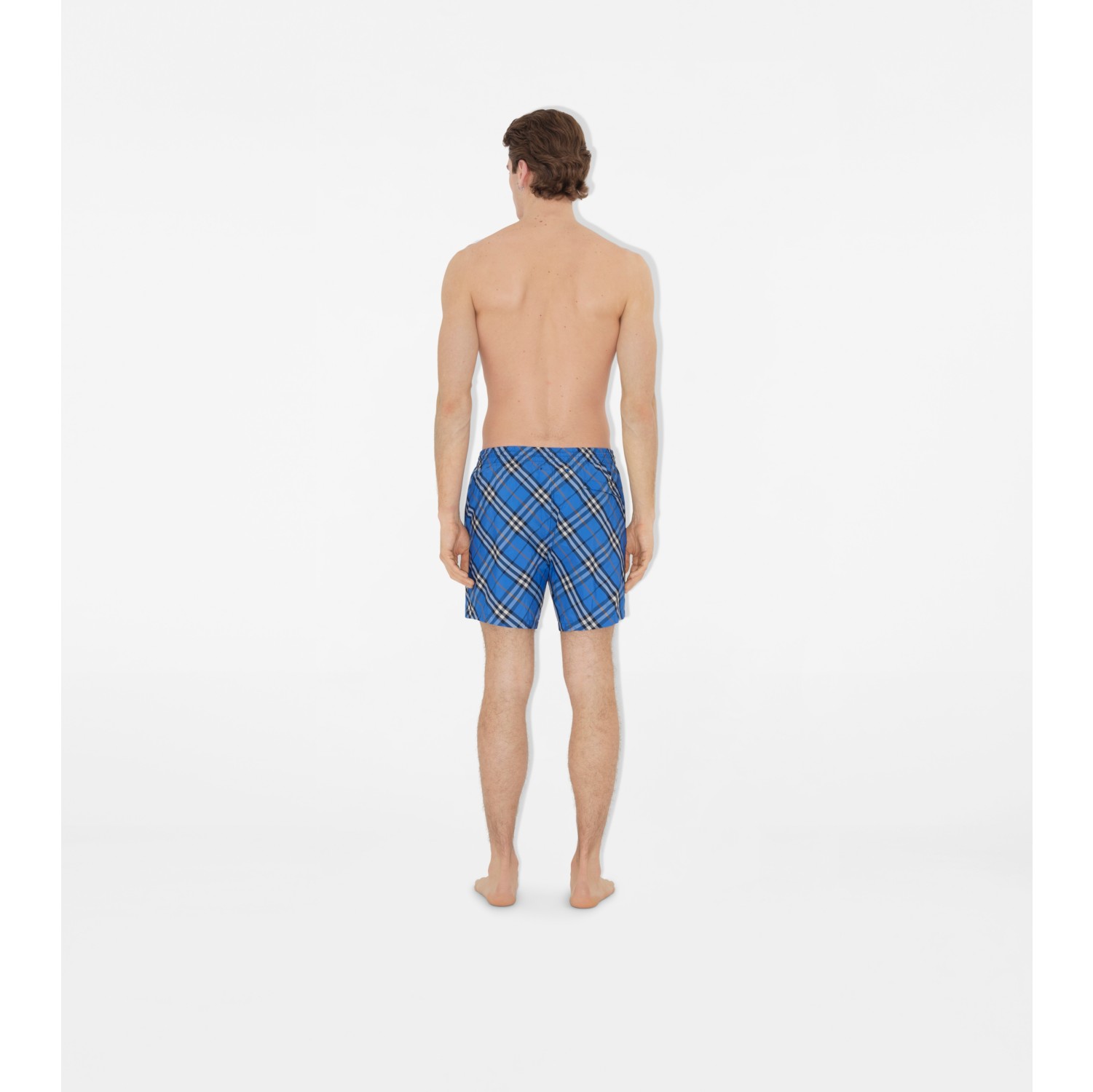 Check Swim Shorts