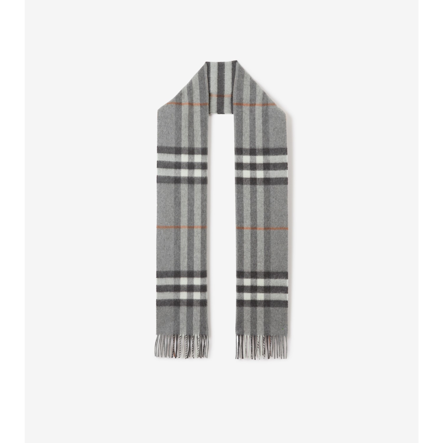 The Burberry Check Cashmere in Grey | Burberry®