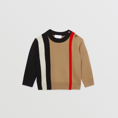 Striped Wool Intarsia Sweater