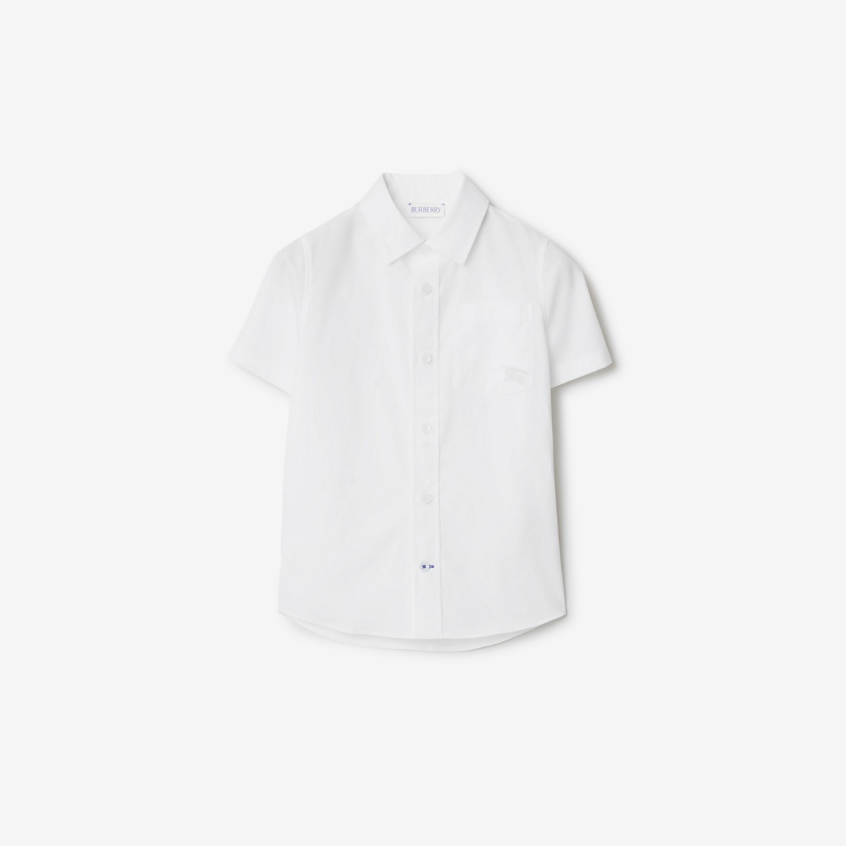 Burberry Kids'  Childrens Ekd Cotton Shirt In White