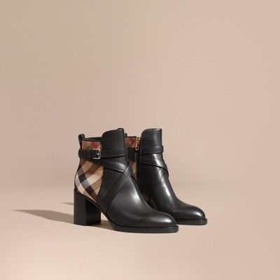 burberry leather boots