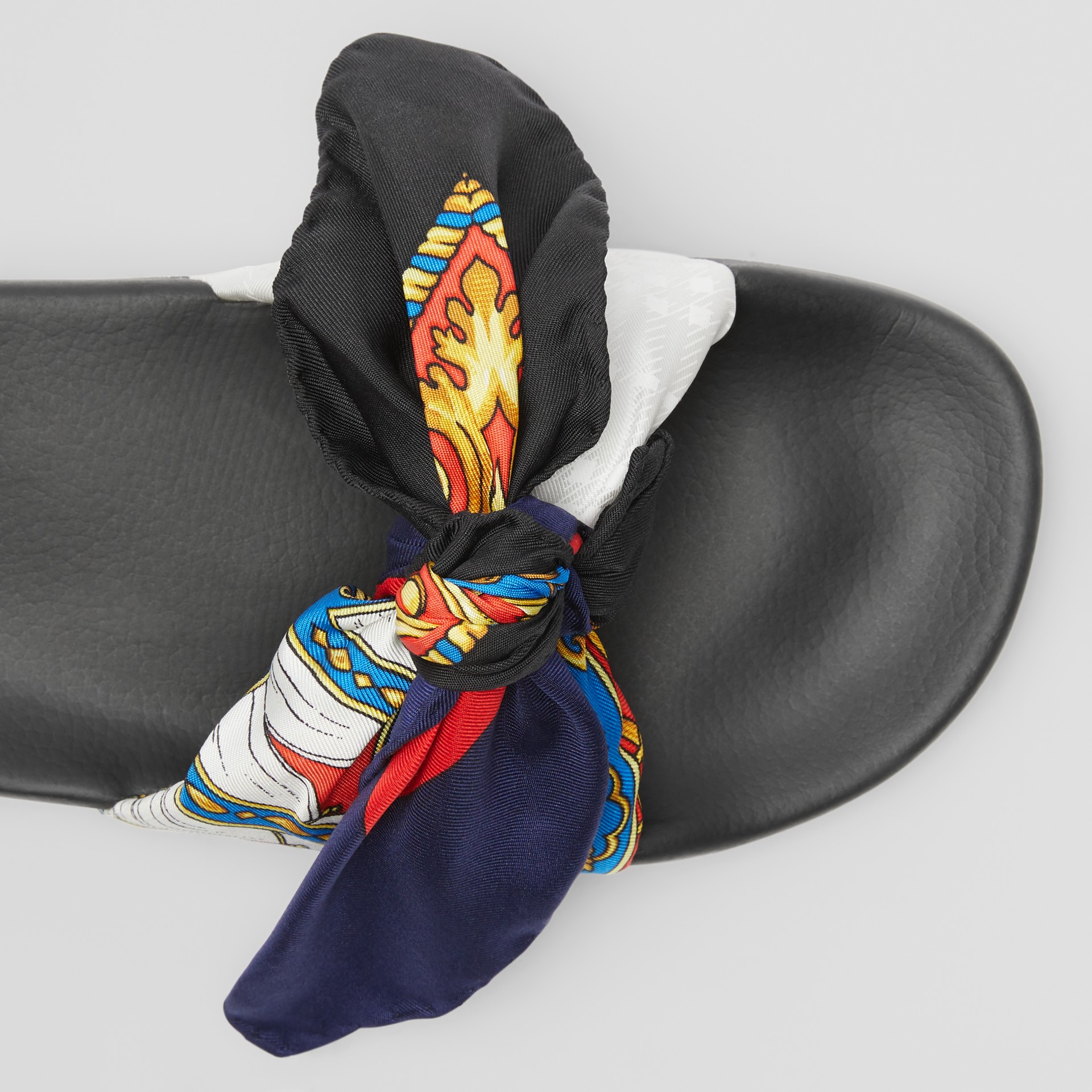 burberry bow slides