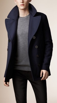 Wool Cashmere Pea Coat