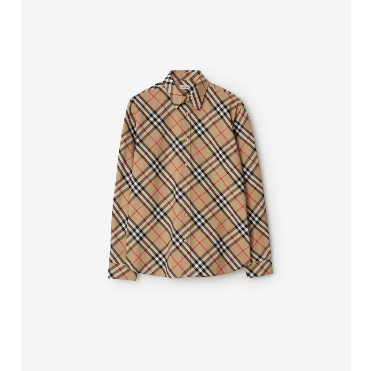  Check Relaxed Fit Cotton Poplin Shirt