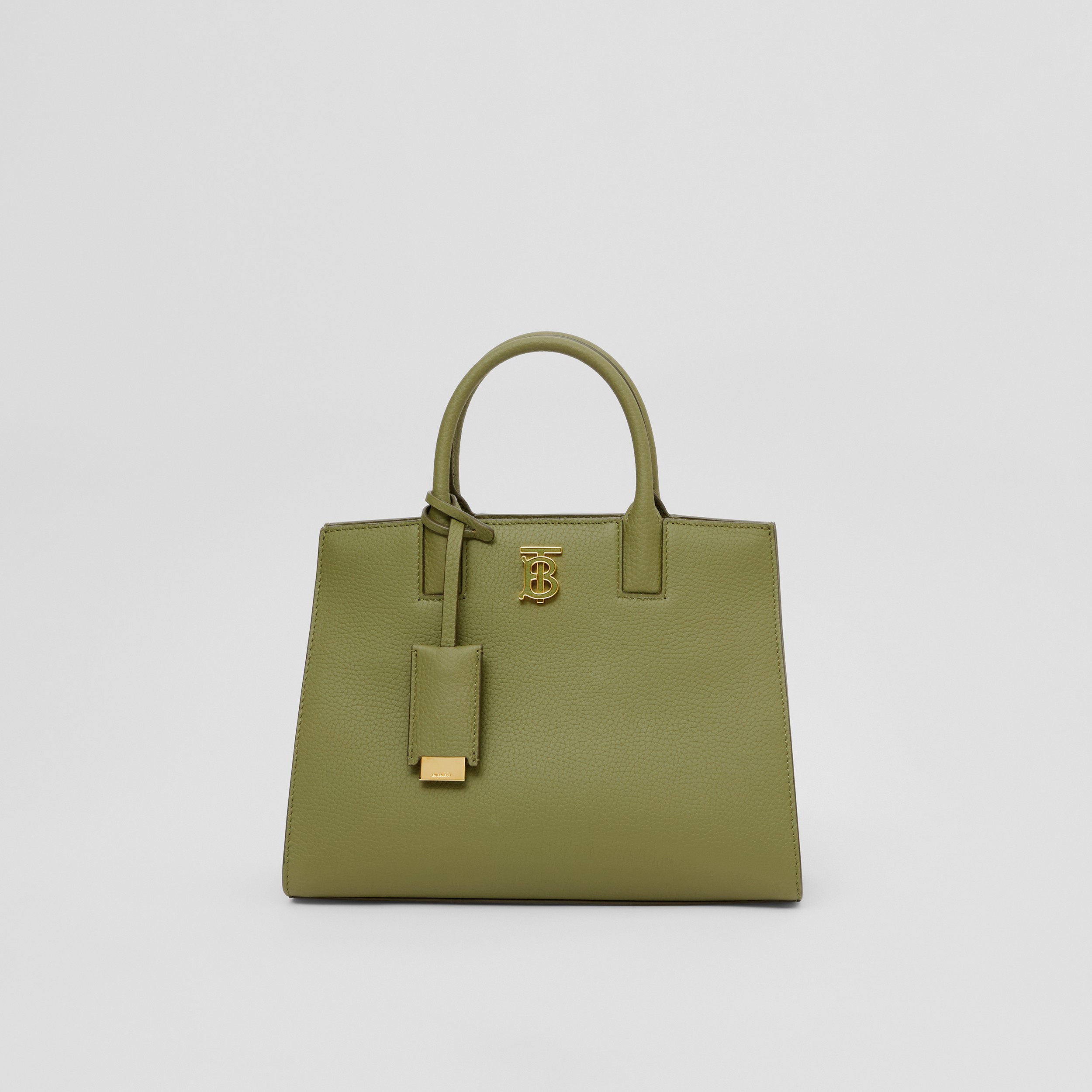Grainy Leather Mini Frances Bag in Spruce Green - Women | Burberry® Official - 1