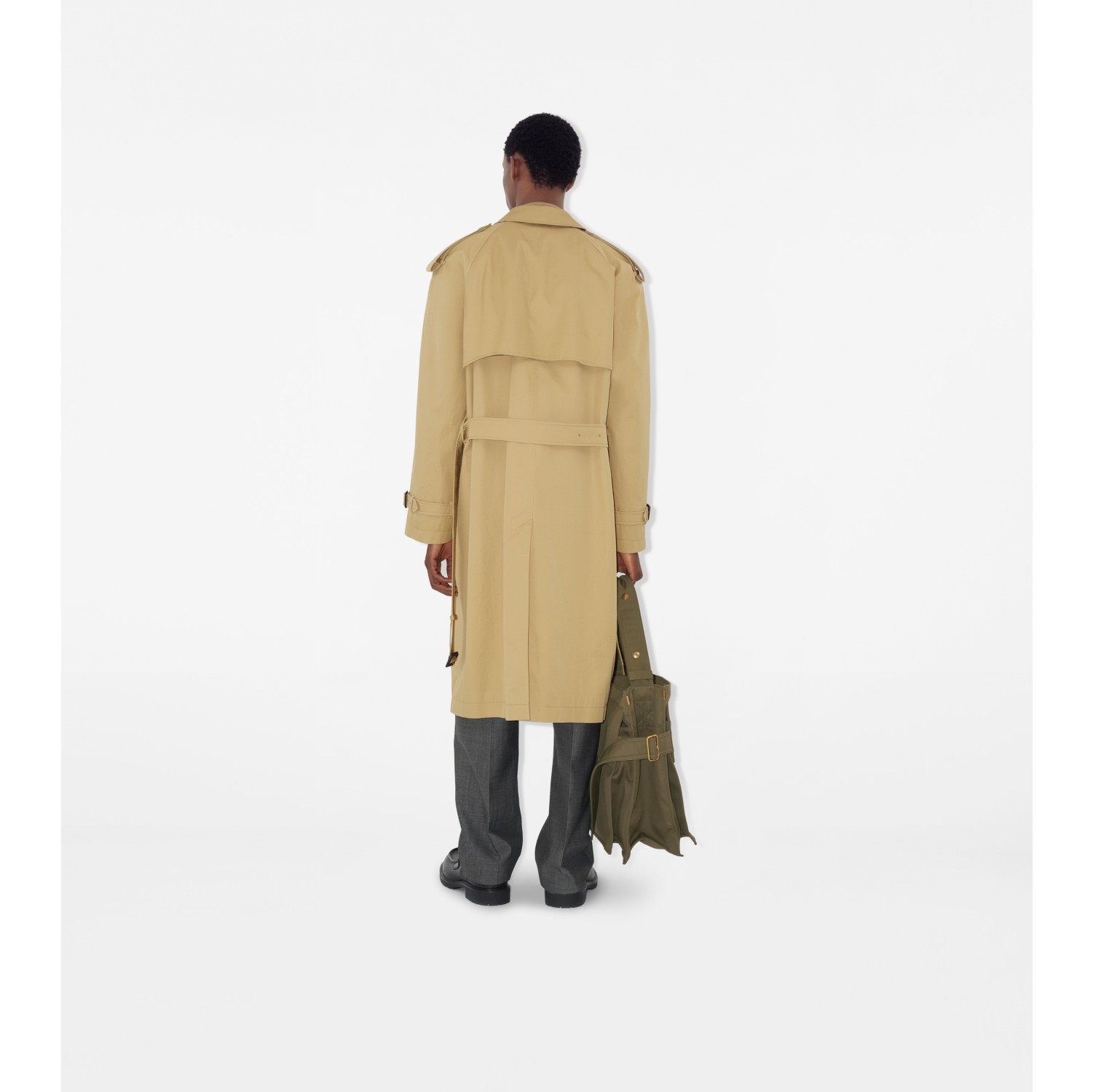 Mid-length Gabardine Trench Coat