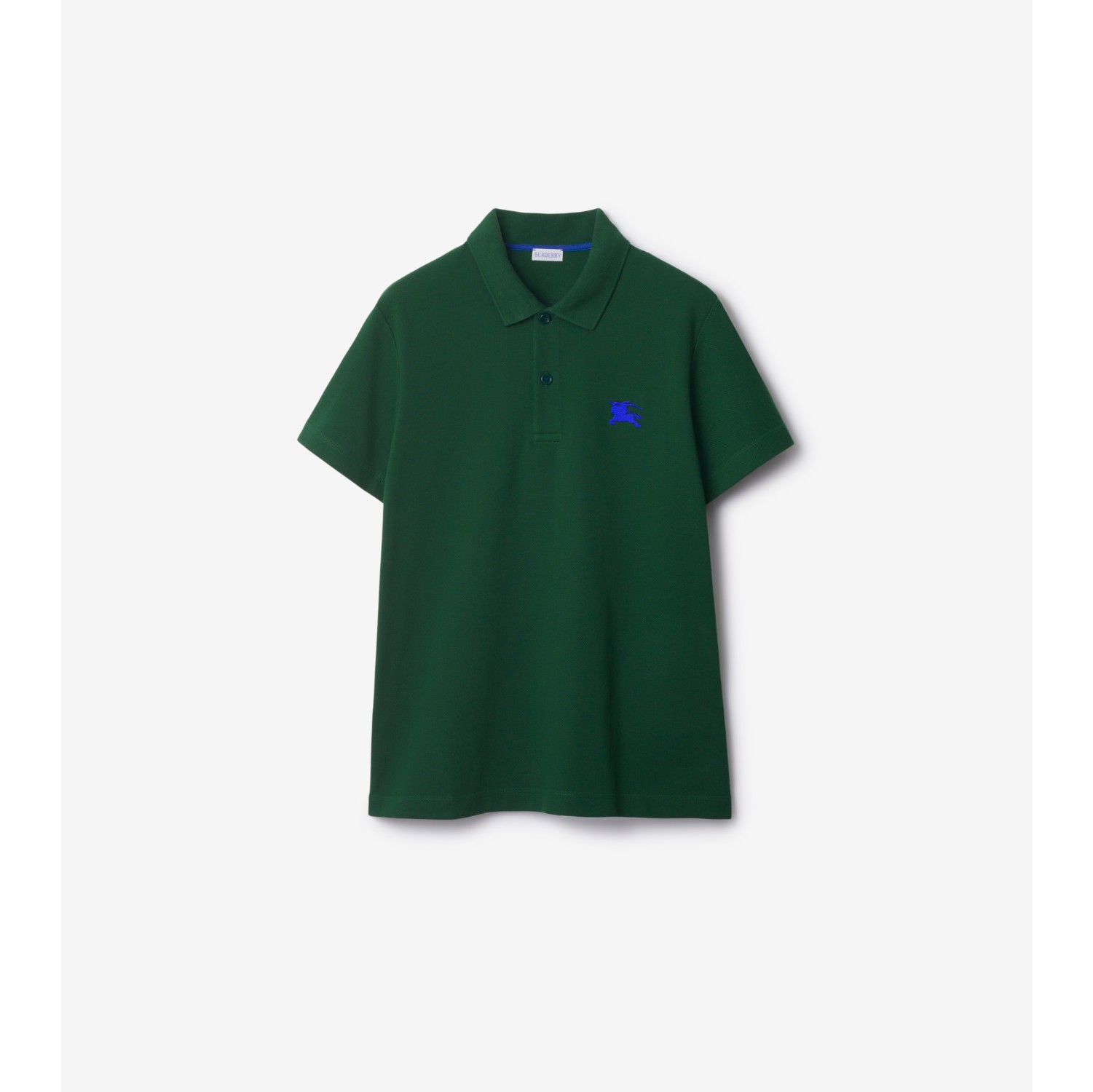 Cotton Polo Shirt in Ivy - Men | Burberry® Official
