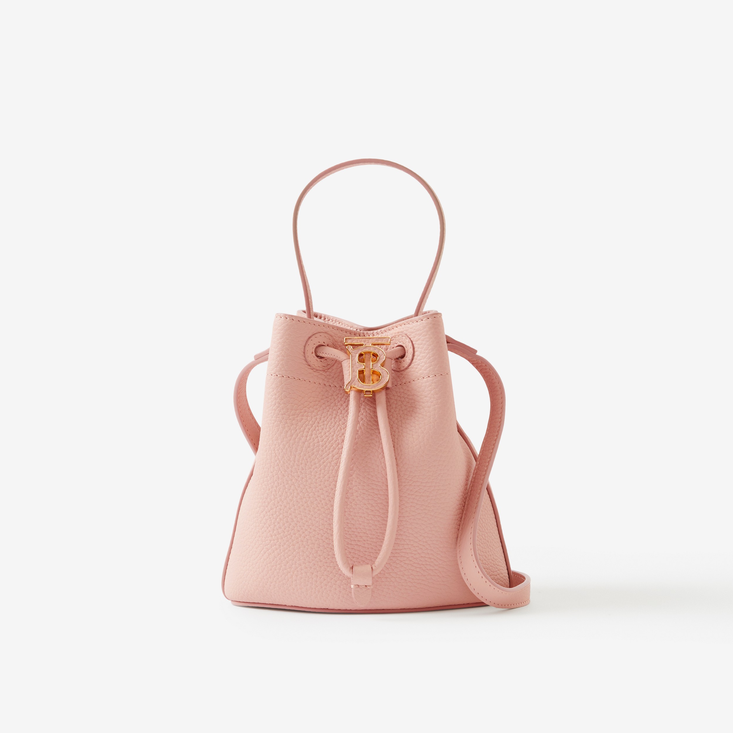 Mini TB Bucket Bag in Dusky Pink - Women | Burberry® Official - 1