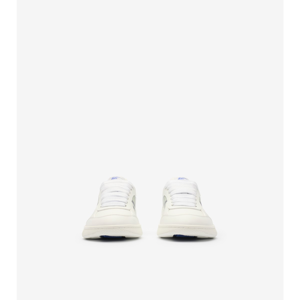  Check Leather and Terrace Sneakers​