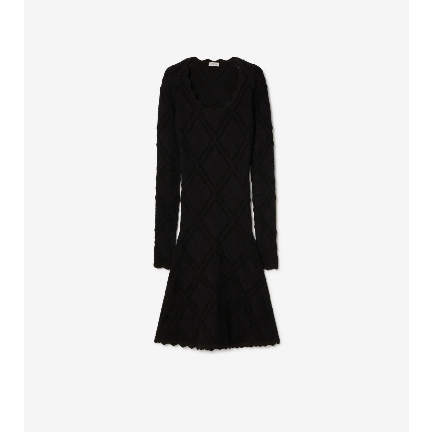 Black burberry shop dress