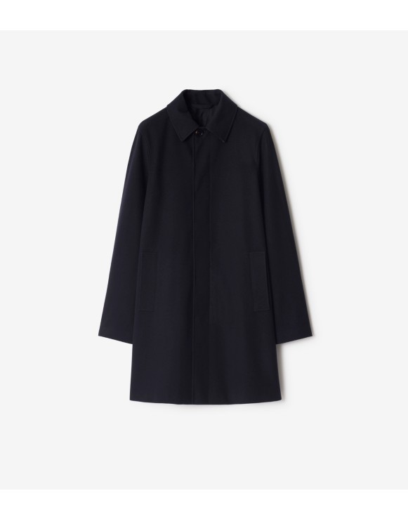 Car coat medio in cashmere