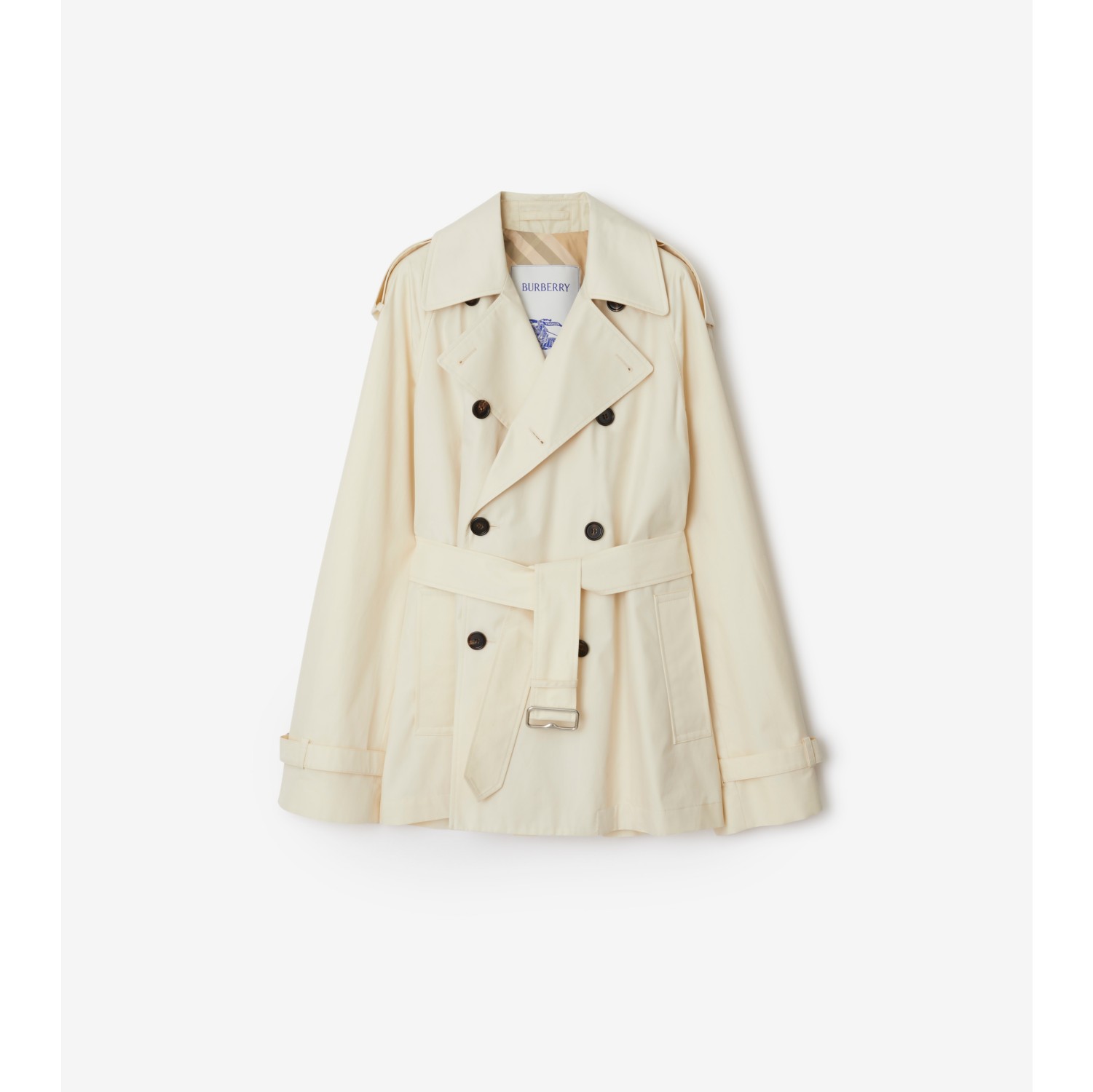 Burberry coat store short